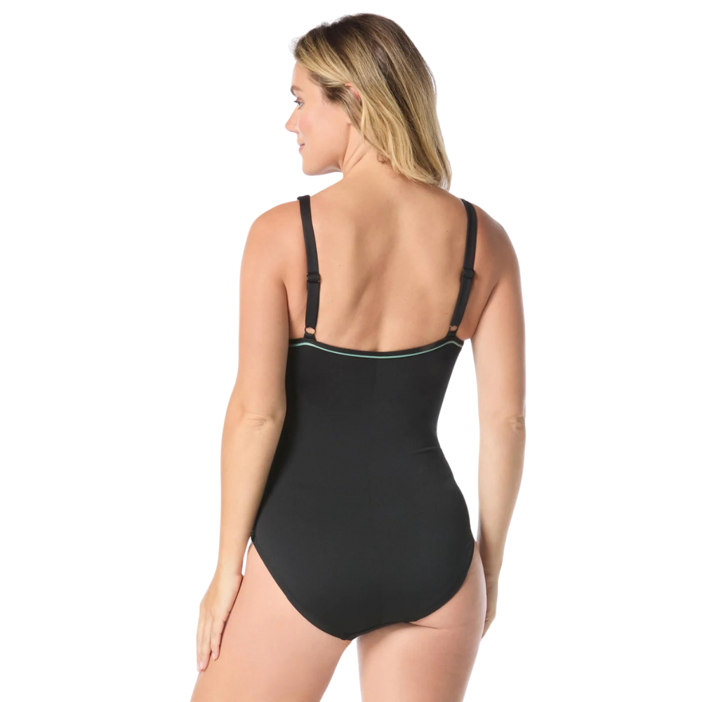 Gabar Aqua Grid Pocketed One Piece G9M461