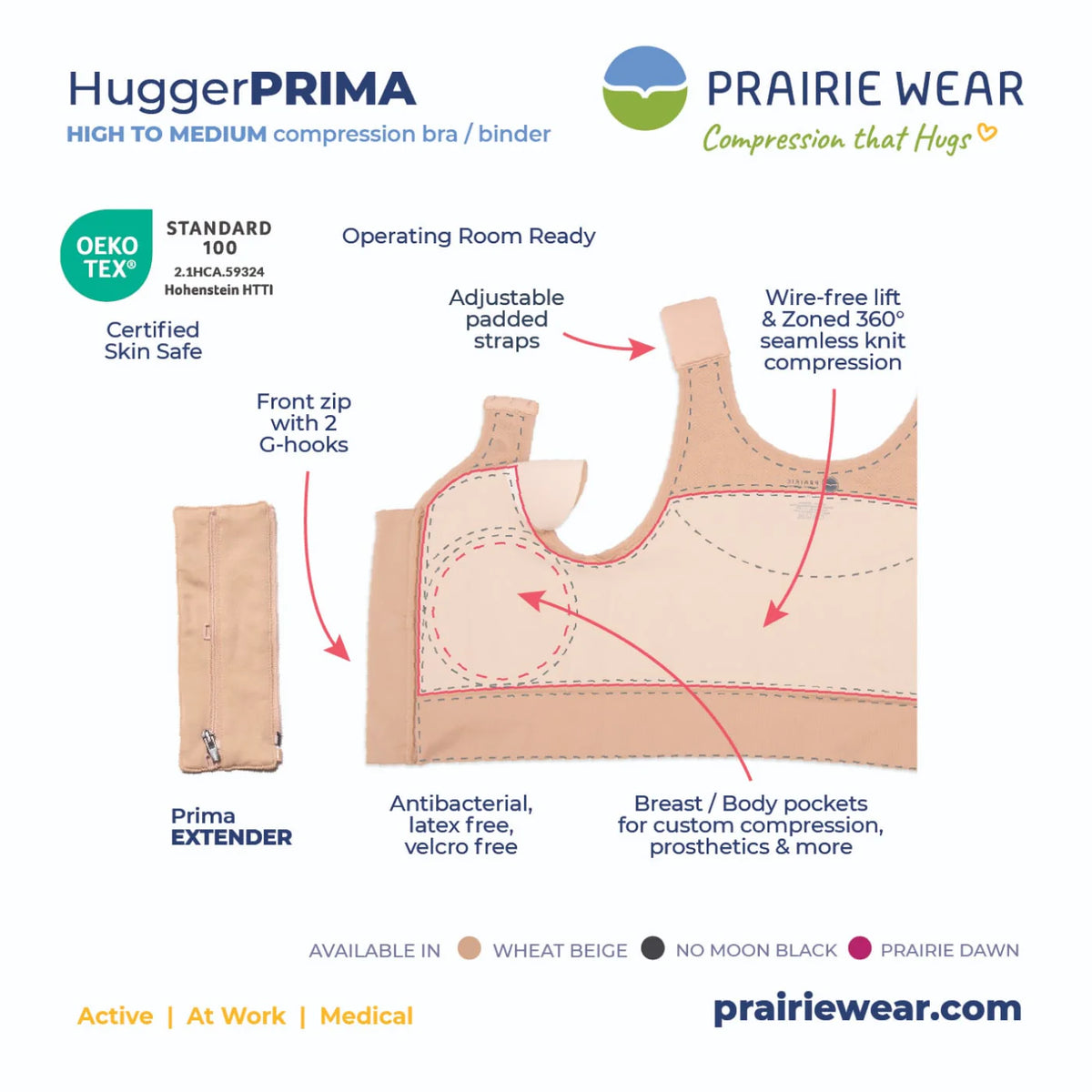 Prairie Wear Hugger Prima Bra